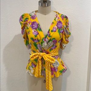 Zara Summer floral top